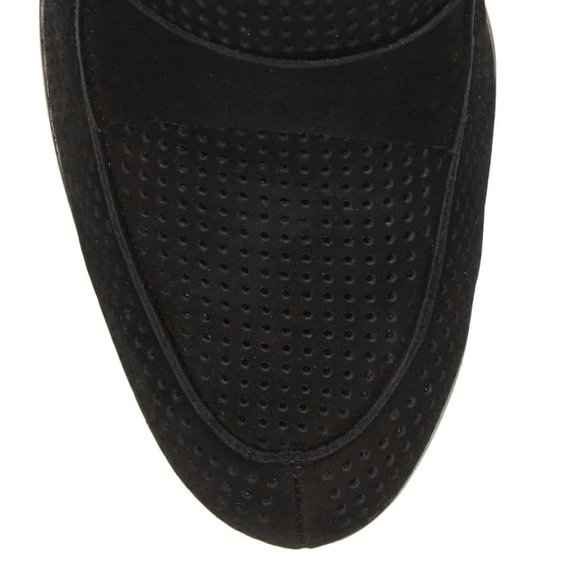 SOLD Corso Como Size 6 Black Suede Penny Loafer Flats - Picture 8 of 8